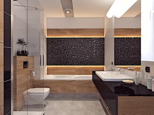 Łazienka 2 - Średnia bez okna łazienka, styl nowoczesny - zdjęcie od APP TRENDY Autorska Pracownia Projektowa