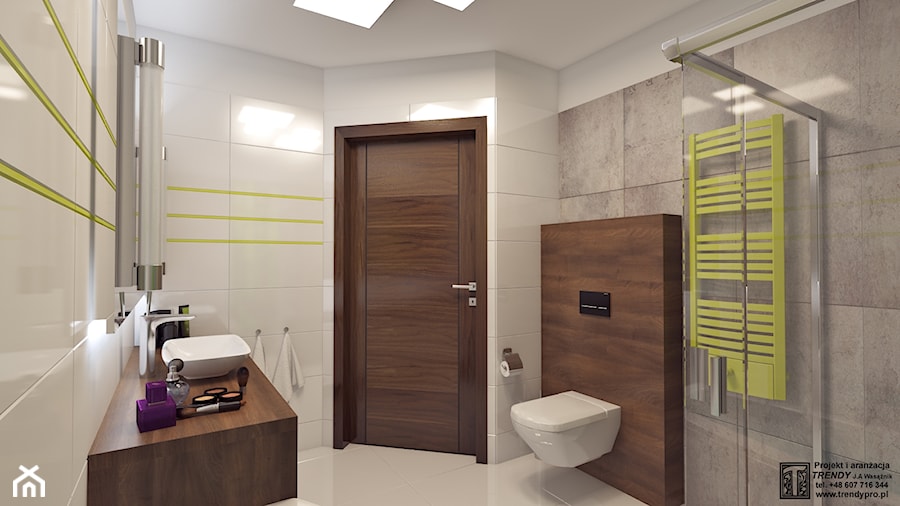 łazienka 10 - Łazienka, styl nowoczesny - zdjęcie od APP TRENDY Autorska Pracownia Projektowa