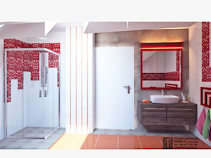 łazienka dla dzieci - Łazienka, styl nowoczesny - zdjęcie od APP TRENDY Autorska Pracownia Projektowa