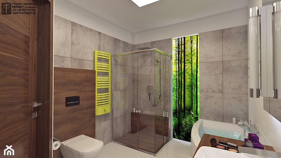 łazienka 10 - Łazienka, styl nowoczesny - zdjęcie od APP TRENDY Autorska Pracownia Projektowa