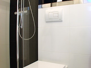 :::Projekt łazienki - czerń i biel w eleganckim wydaniu:::