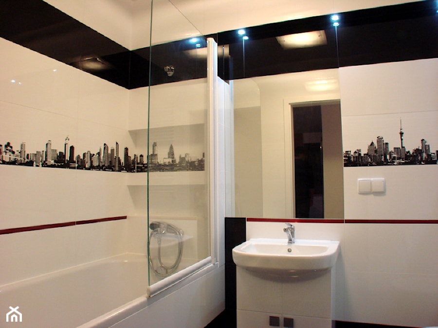 projekt kuchni i łazienki w mieszkaniu prywatnym - Łazienka, styl nowoczesny - zdjęcie od mCube strefa wnętrz