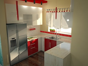 projekt strefy dziennej - Kuchnia, styl nowoczesny - zdjęcie od CarbonDecor