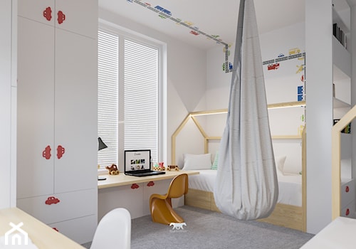 M78 - Mały biały pokój dziecka dla dziecka dla chłopca dla rodzeństwa - zdjęcie od BLUETARPAN