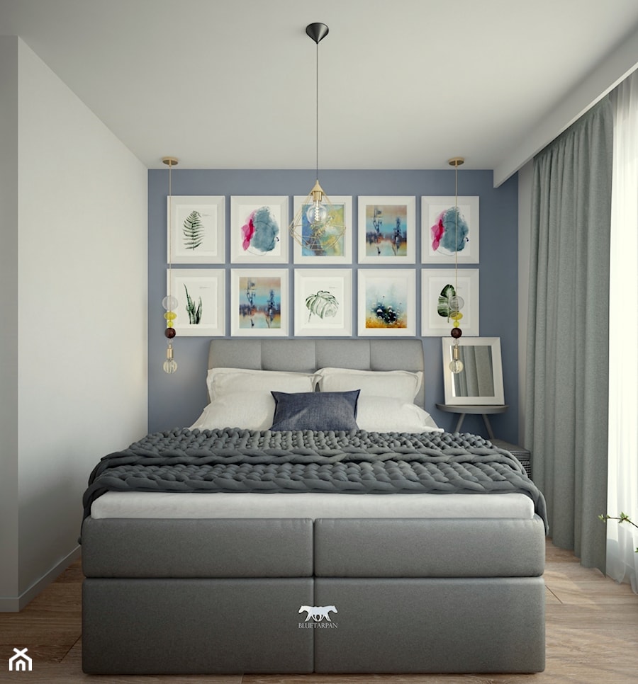 M51 - Sypialnia, styl nowoczesny - zdjęcie od BLUETARPAN