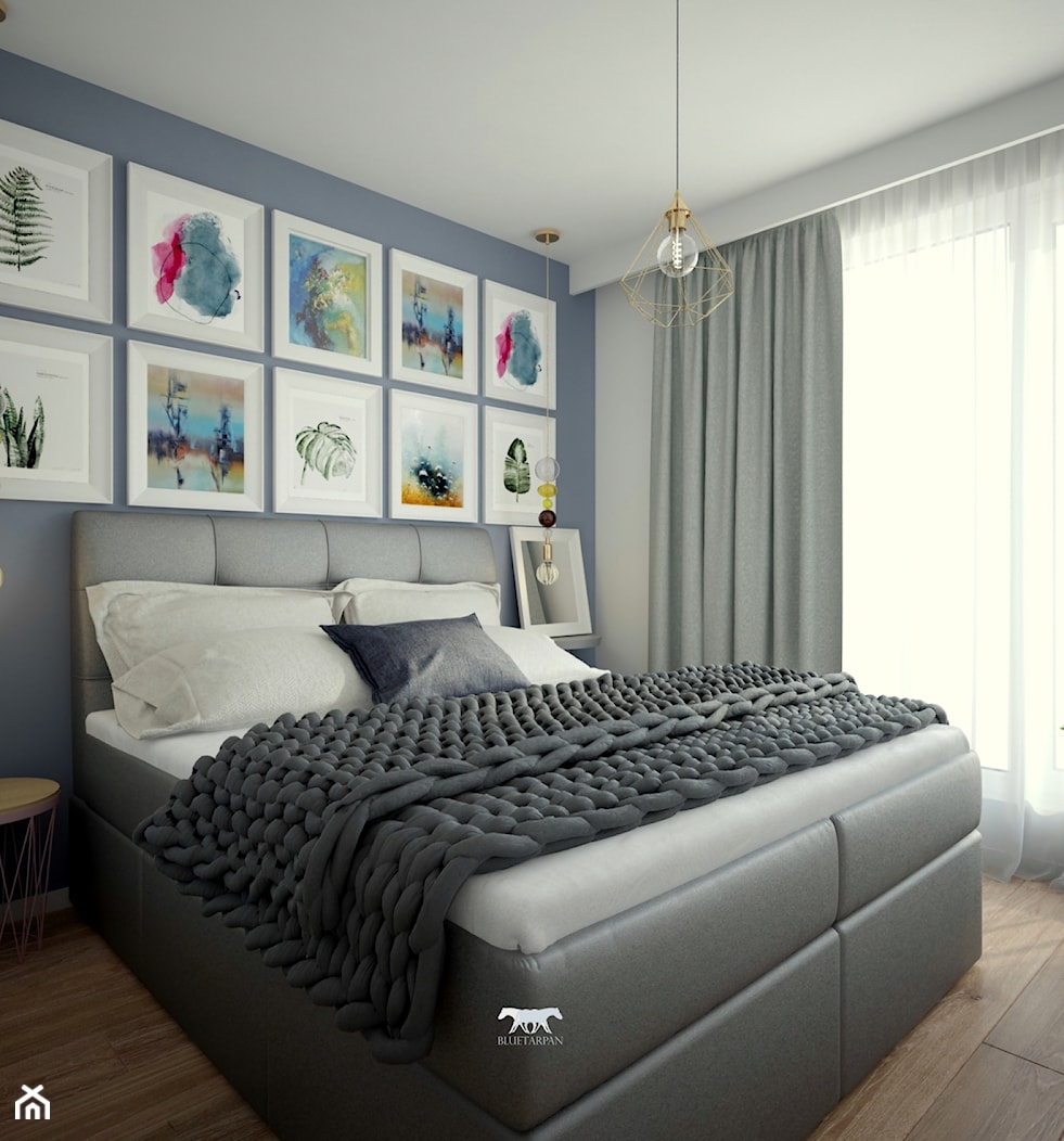 M51 - Sypialnia, styl nowoczesny - zdjęcie od BLUETARPAN - Homebook