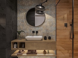 M53 - Średnia łazienka, styl nowoczesny - zdjęcie od BLUETARPAN