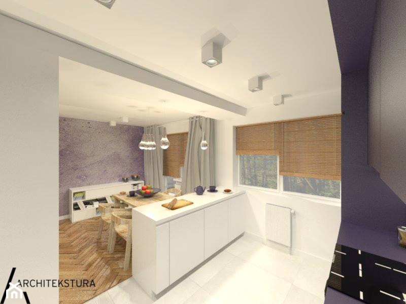 Jak śliwka w kuchni - Kuchnia, styl nowoczesny - zdjęcie od ARCHITEKSTURA Malwina Kroll architekt