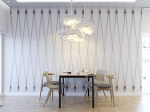 Rope, paper, wood you like - Jadalnia, styl nowoczesny - zdjęcie od ARCHITEKSTURA Malwina Kroll architekt