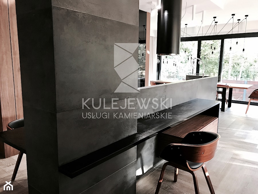 Blaty kuchenne z konglomeratu kwarcowego - Kuchnia, styl minimalistyczny - zdjęcie od Kulejewski Usługi Kamieniarskie