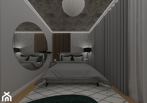 Mieszkanie Ostrowiec Św. 2019 - Sypialnia, styl nowoczesny - zdjęcie od MJ Design Monika Juszczel