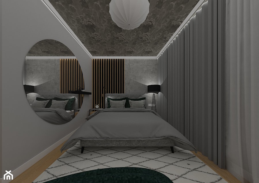 Mieszkanie Ostrowiec Św. 2019 - Sypialnia, styl nowoczesny - zdjęcie od MJ Design Monika Juszczel