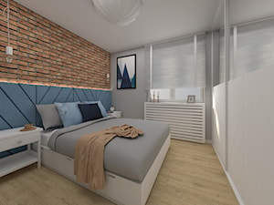 Apartament Kraków 2019 - Sypialnia, styl nowoczesny - zdjęcie od MJ Design Monika Juszczel