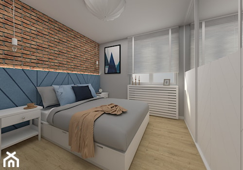 Apartament Kraków 2019 - Sypialnia, styl nowoczesny - zdjęcie od MJ Design Monika Juszczel