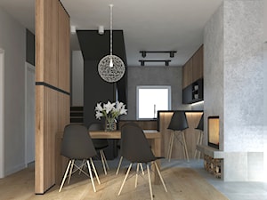 Dom w Płochocinie - Jadalnia, styl minimalistyczny - zdjęcie od KPstudio
