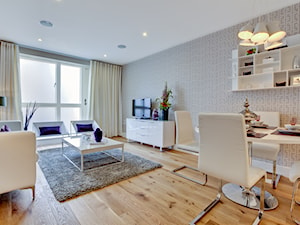 Mieszkanie w Wilanowie - Salon, styl nowoczesny - zdjęcie od KPstudio