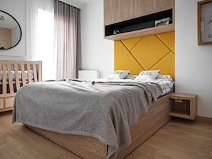Mieszkanie w Wolsztynie 2 - Mała biała sypialnia - zdjęcie od STRAŻYŃSKI STUDIO