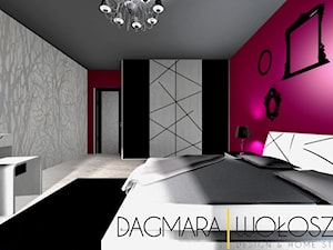 Dom Parterowy - Sypialnia, styl nowoczesny - zdjęcie od DESIGN & HOME STAGING Dagmara Wołoszyn