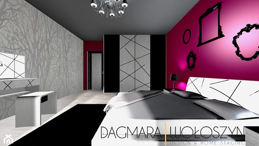 Dom Parterowy - Sypialnia, styl nowoczesny - zdjęcie od DESIGN & HOME STAGING Dagmara Wołoszyn