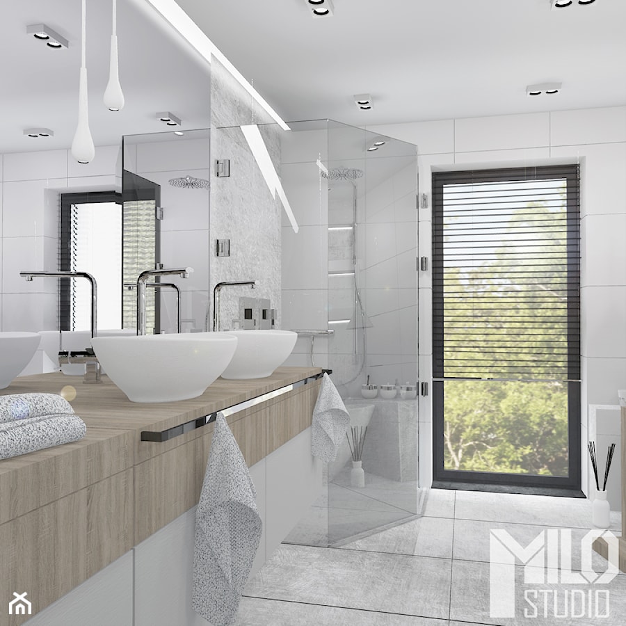 Beton w łazience - zdjęcie od MILO studio