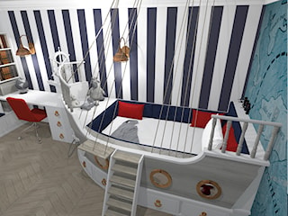 Pokój chłopca w stylu marynarskim