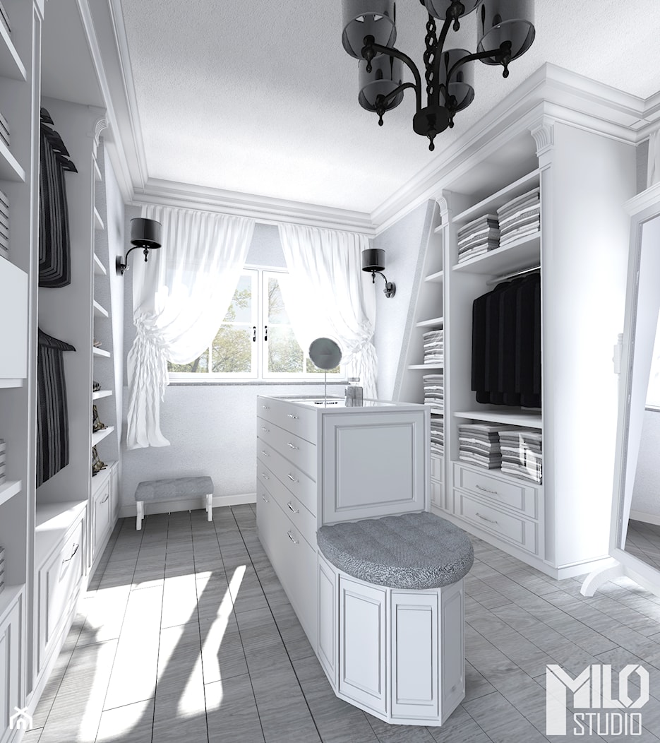 Garderoba w stylu klasycznym - zdjęcie od MILO studio - Homebook