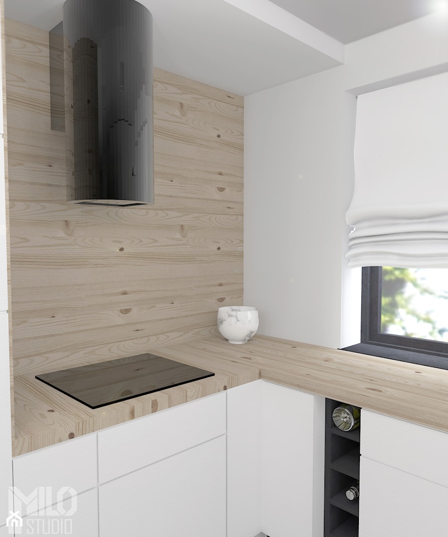 Kuchnia w drewnie II - biała - zdjęcie od MILO studio