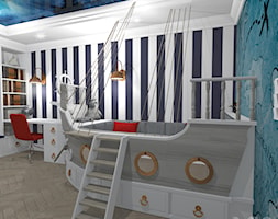 pokój chłopca w stylu marynarskim - zdjęcie od MILO studio - Homebook