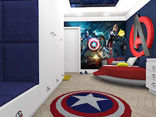Pokój chłopca w stylu Avengers