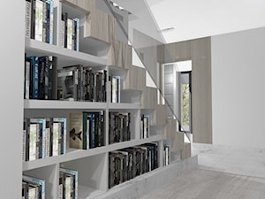 Regał na książki pod schodami - zdjęcie od MILO studio