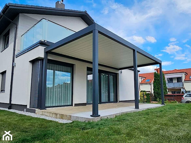 Pergola bioklimatyczna o wysięgu ponad 6 m