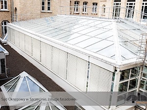 Sąd Okręgowy - osłona dachowa Veranda, żaluzje fasadowe 