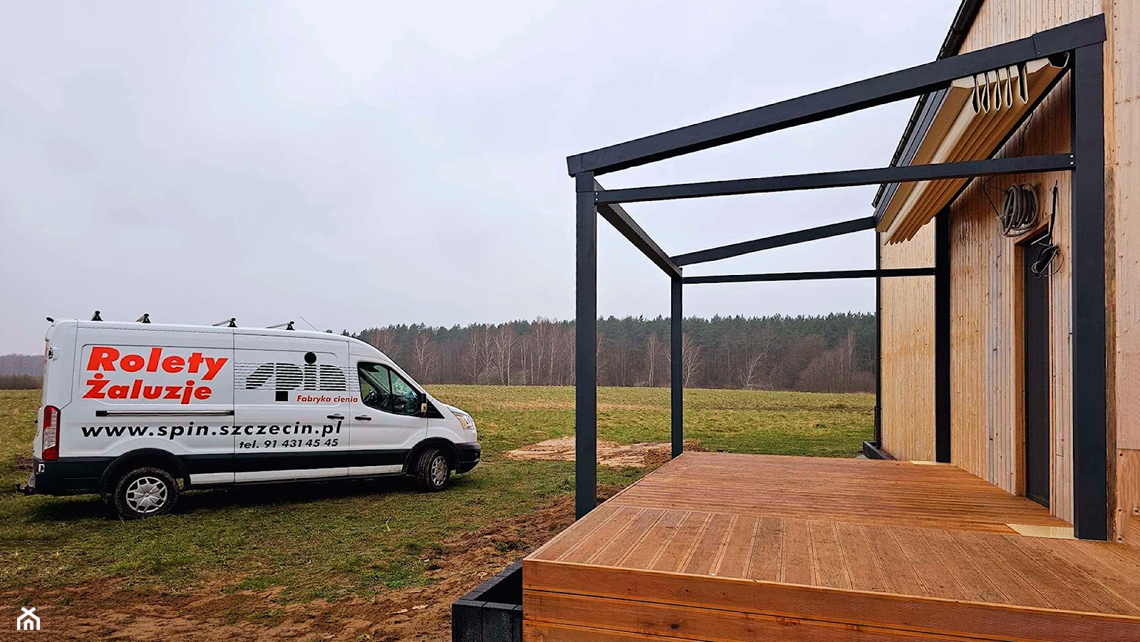 Pergola tkaninowa w typie śródziemnomorskim - Taras, styl nowoczesny - zdjęcie od Spin Bobko i Staniewski sp.j. - Homebook