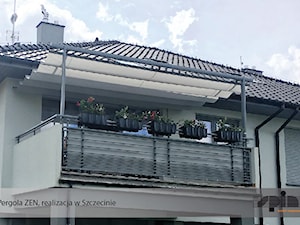Pergola zen - zadaszenie balkonu - zdjęcie od Spin Bobko i Staniewski sp.j.