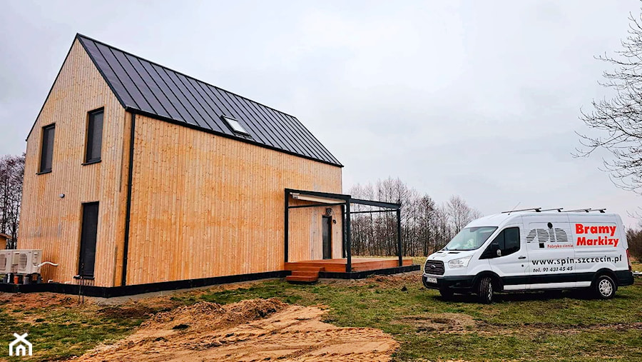 Pergola tkaninowa w typie śródziemnomorskim - Taras, styl nowoczesny - zdjęcie od Spin Bobko i Staniewski sp.j.