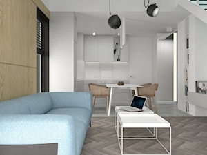Mieszkania dla pary - Salon, styl minimalistyczny - zdjęcie od mkosiorowska
