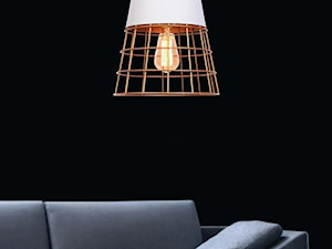 Lampa wisząca industrialna loft biała bagsy Darymex - zdjęcie od Darymex