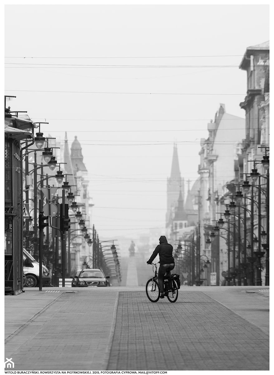 Rowerzysta na Piotrkowskiej - zdjęcie od vitoff