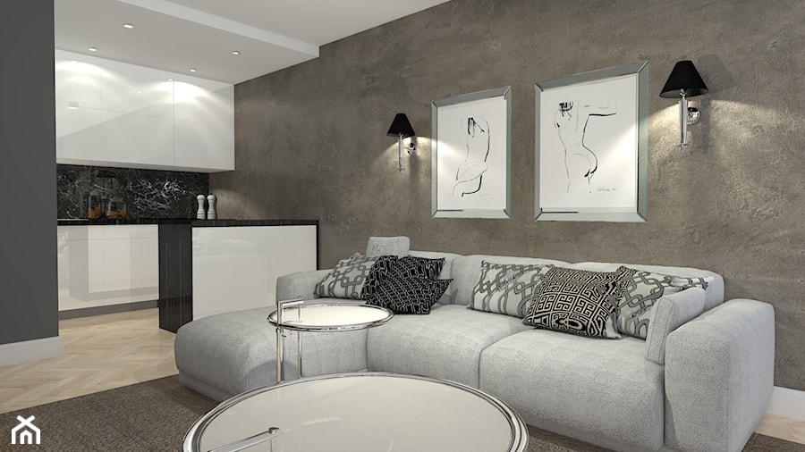 Eleganckie mieszkanie z charakterem - Salon, styl glamour - zdjęcie od Belleville home & living