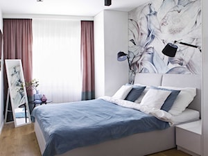 MIESZKANIE PASTELOWE - Średnia biała sypialnia, styl nowoczesny - zdjęcie od Belleville home & living