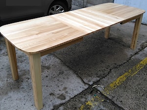 Rozkładany stół jesionowy - zdjęcie od NaLata - Meble Drewniane, Ariel Młotkowski