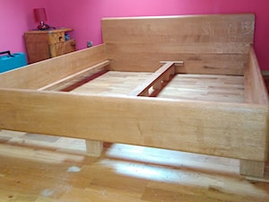 Łóżko dębowe - zdjęcie od NaLata - Meble Drewniane, Ariel Młotkowski