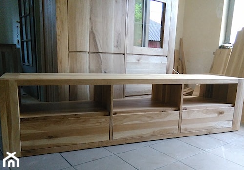 Meble salonowe drewniane - zdjęcie od NaLata - Meble Drewniane, Ariel Młotkowski