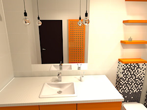 Rozpikselowana łazienka - Łazienka, styl nowoczesny - zdjęcie od DizajnLowe Studio