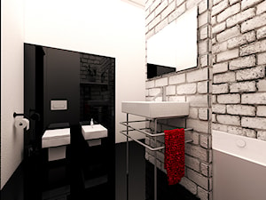 Loft Ewy - Łazienka, styl industrialny - zdjęcie od DizajnLowe Studio