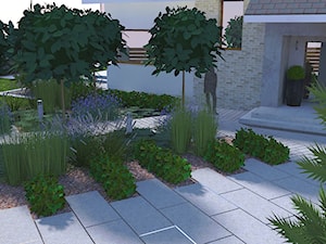 Projekt ogrodu - Tomaszkowo, ogród minimalistyczny