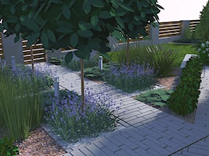 Projekt ogrodu nowoczesnego dla nowoczesnej rodziny - zdjęcie od Merantti design - Projektowanie wnętrz i ogrodów
