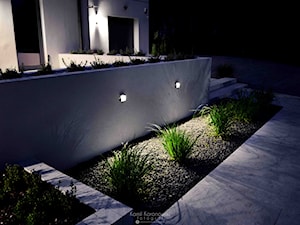 Realizacja projektu - Olsztyn, ogród nowoczesny 1 - Ogród, styl nowoczesny - zdjęcie od Merantti design - Projektowanie wnętrz i ogrodów