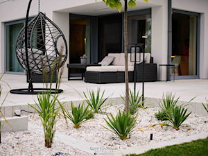 Realizacja projektu - Olsztyn, ogród nowoczesny 3 - Ogród, styl nowoczesny - zdjęcie od Merantti design - Projektowanie wnętrz i ogrodów