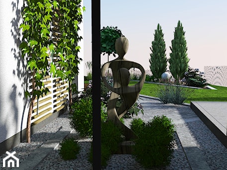 Aranżacje wnętrz - Ogród: Projekt ogrodu minimalistycznego w Wiklinowej dolinie k/Olsztyna - Merantti design - Projektowanie wnętrz i ogrodów . Przeglądaj, dodawaj i zapisuj najlepsze zdjęcia, pomysły i inspiracje designerskie. W bazie mamy już prawie milion fotografii!